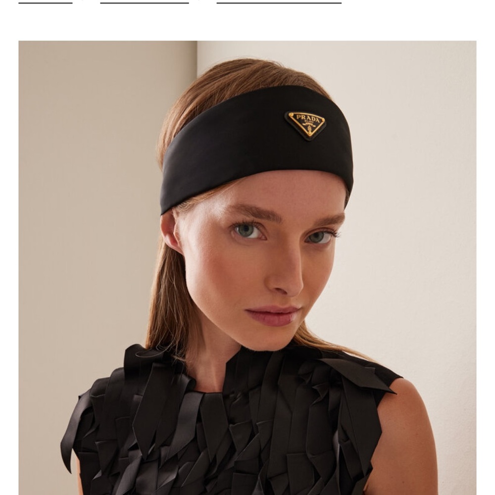 prada nylon headband